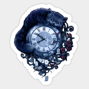 Time in Wonderland Sticker